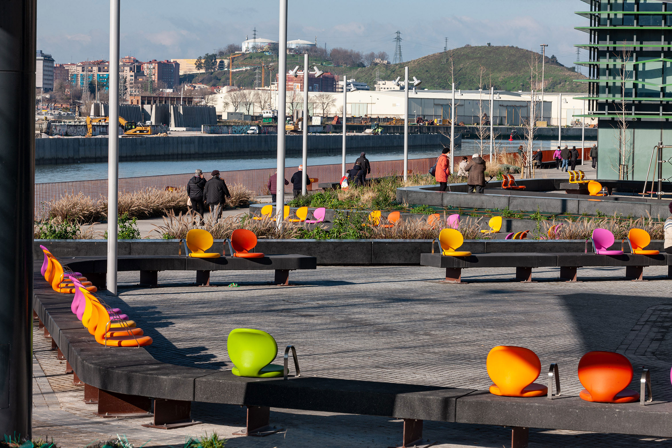 Urbanización de espacios verdes de Zorrozaurre