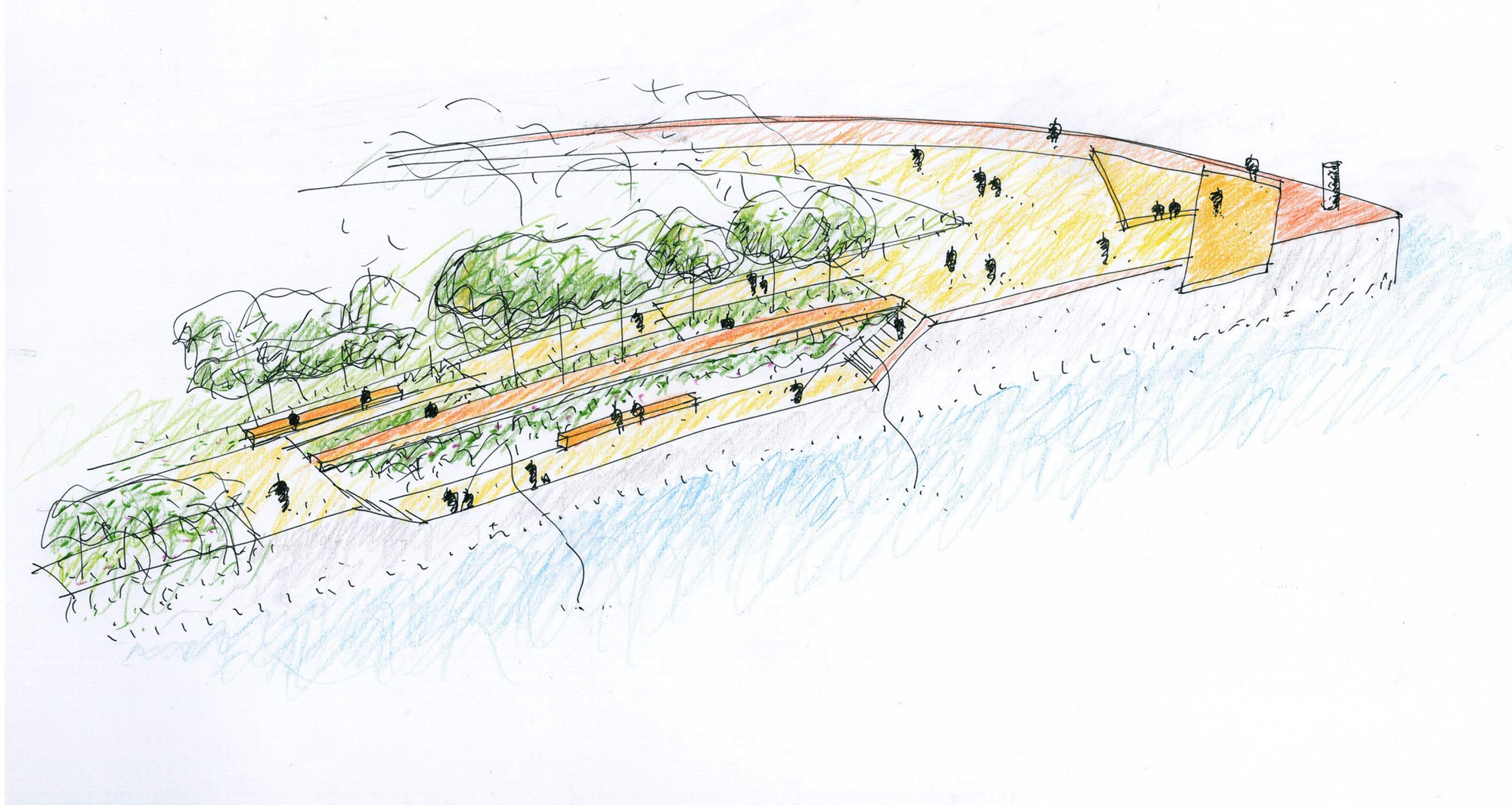 Urbanización de espacios verdes de Zorrozaurre