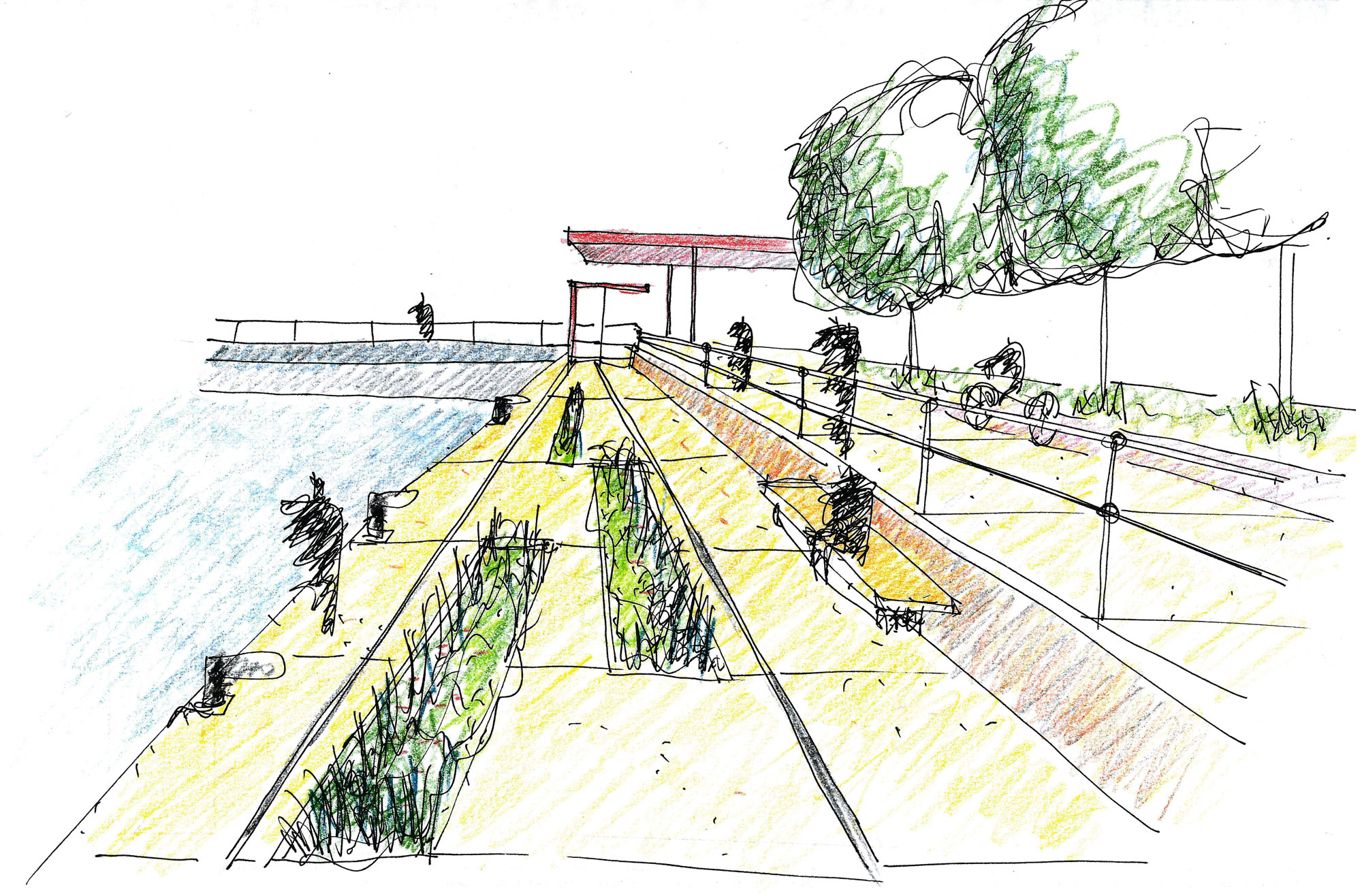 Urbanización de espacios verdes de Zorrozaurre