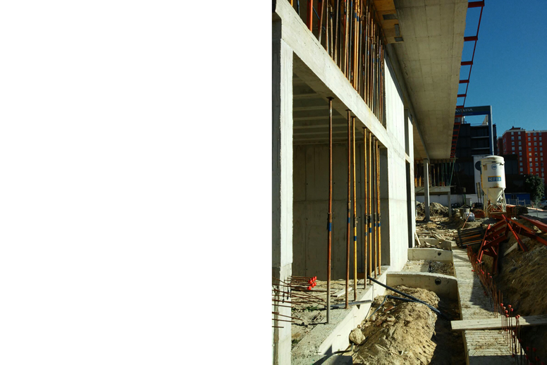 Obras del centro civico de Cazoña