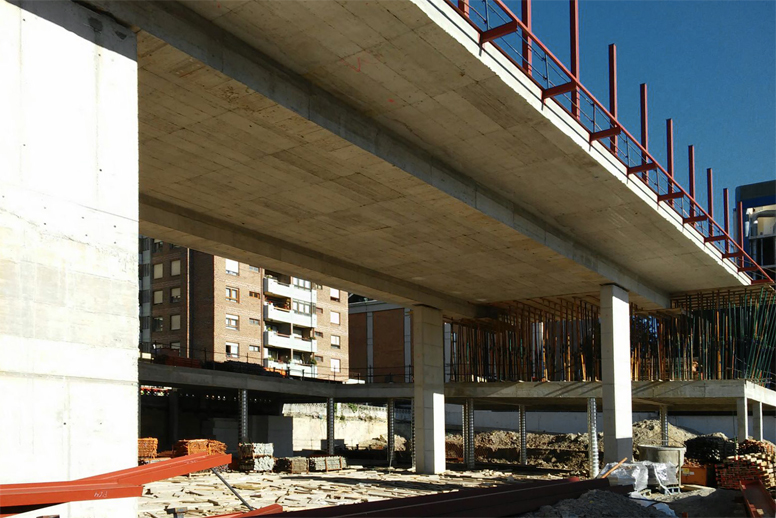 Obras del centro civico de Cazoña