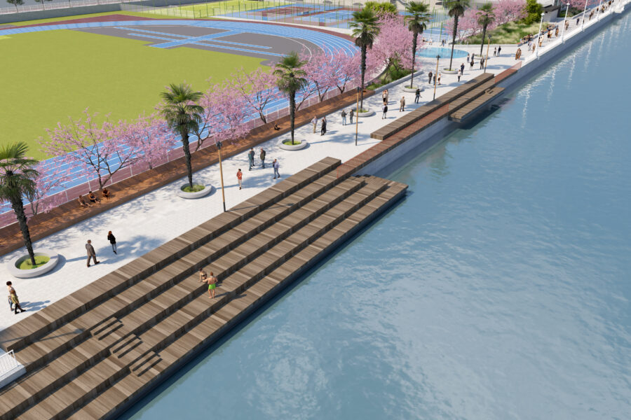 Santurtzi avanza hacia su reconexión con el mar