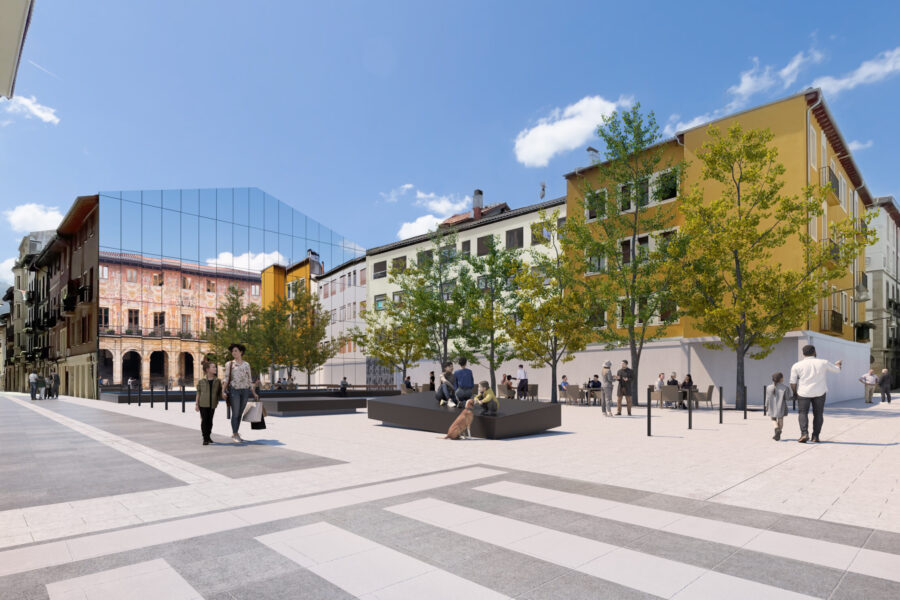 GC—Arquitectos gana el concurso para reformar la plaza del Ayuntamiento de Durango con un proyecto icónico